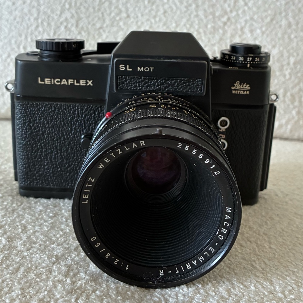 Leica Leicaflex SL MOT Black + Macro-Elmarit-R 60mm f/2.8 | Leitz Wetzlar